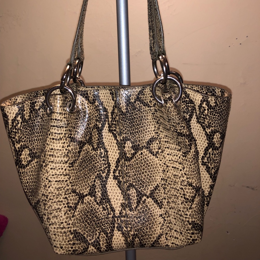 Snake skin purse